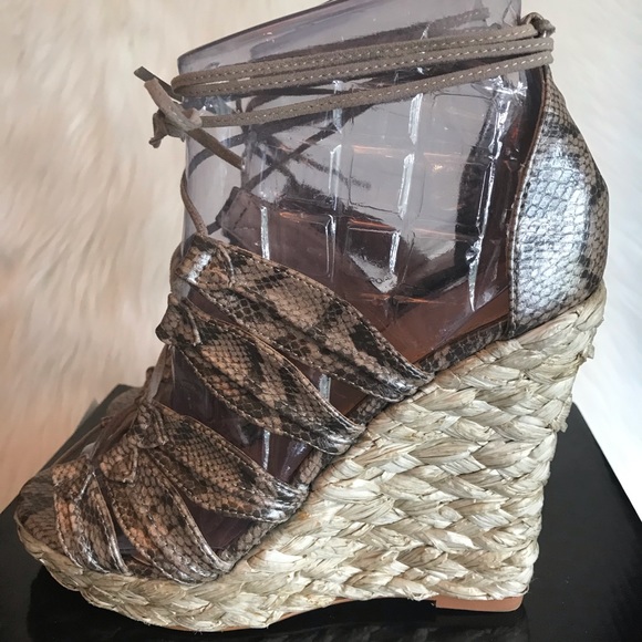 Colin Stuart platform espadrille sandals - Picture 3 of 7